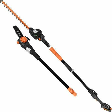 SCOTTS 2-in-1 Cordless Convertible Pole Saw / Hedge Trimmer with 2.0 Ah Battery 228CLPS40020S